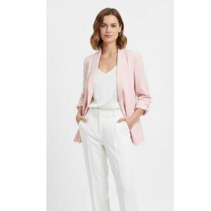Aritzia Talula Light Pink Blazer Long sleeve Pockets Women's size 10